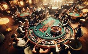 Meja live casino interaktif dengan dealer langsung di totoking